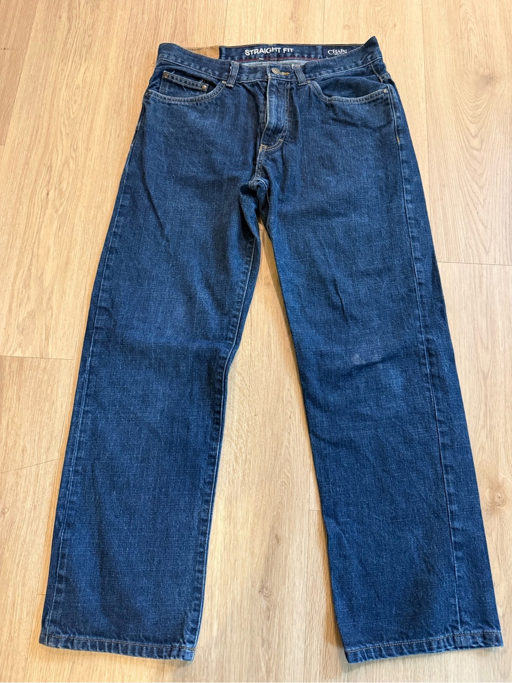 Straight Fit Men’s Jeans - Dark Blue